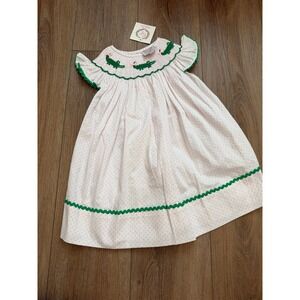 Cecil and Lou NWT 2T Smocked Alligator Bishop Dress
